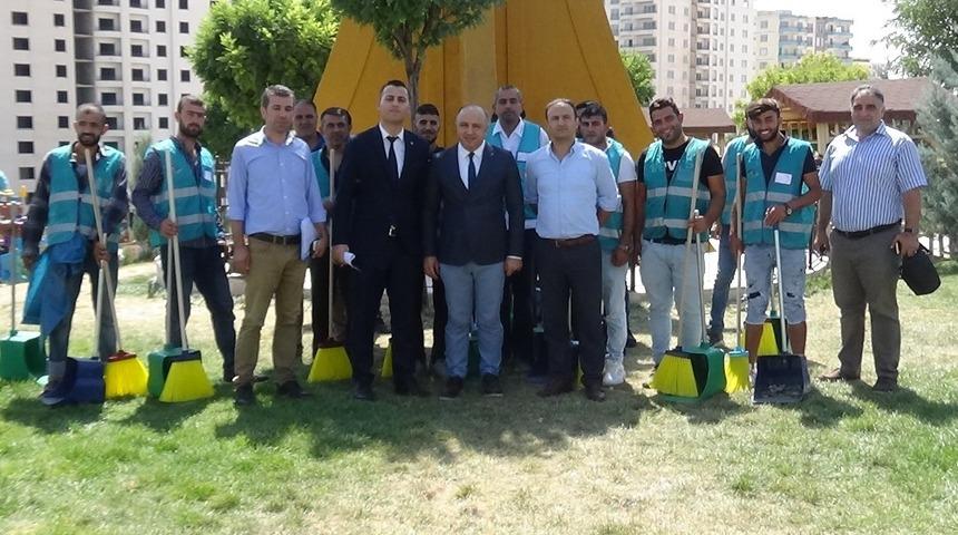 Denetim serbestliği kapsamında parklar temizlendi