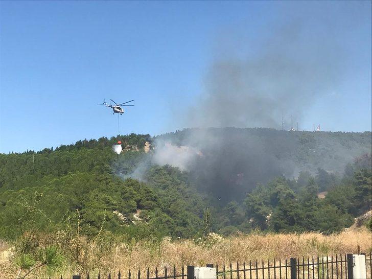 Çanakkale'deki orman yangını kısmen kontrol altında G4