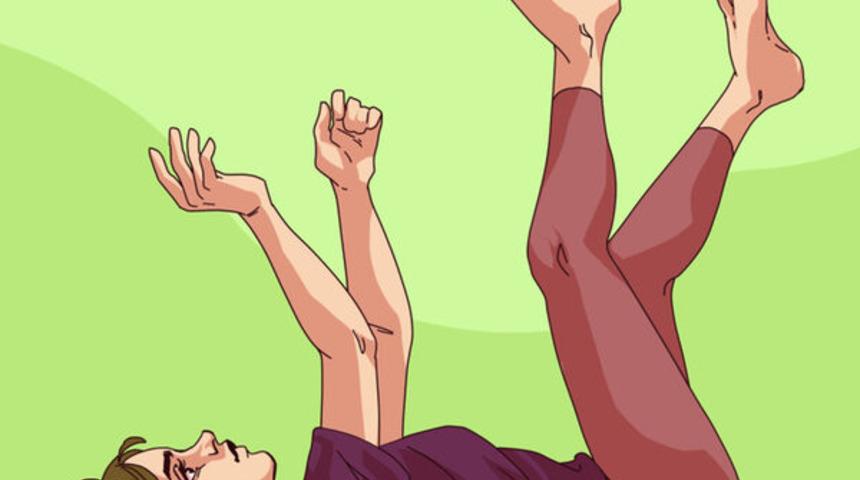 Kollarınızı kaldırın ve bacaklarınızı b&uuml;k&uuml;n! Lenf drenaj  egzersiziyle tanışın