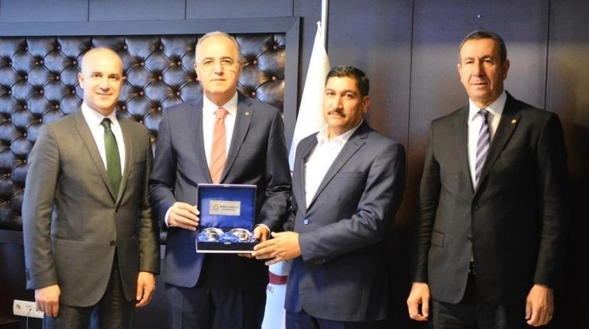 Tatlı&rsquo;dan TVF  başkanı&rsquo;na ziyaret