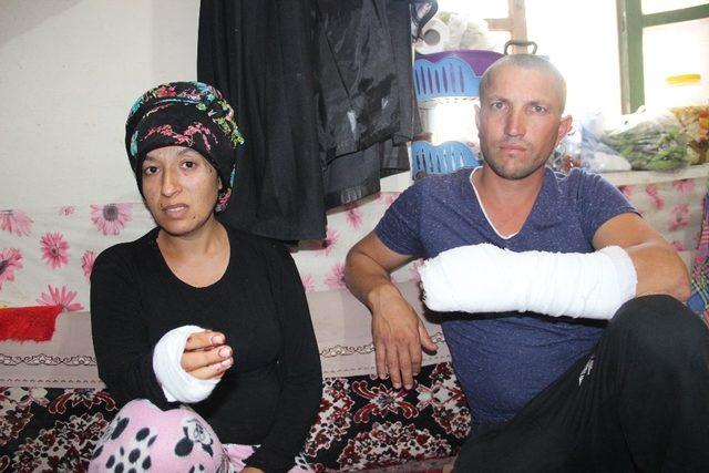 Karaman’da hamile kadın ile kocasına silahlı ve sopalı saldırı