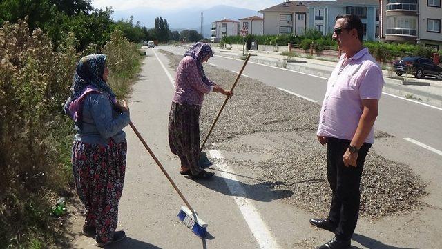 ’İnegöl Alası’na polis ve zabıta operasyonu