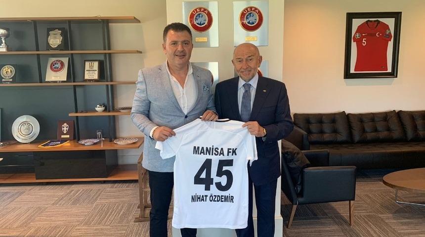 Başkan Aktan&rsquo;dan TFF Başkanı &Ouml;zdemir&rsquo;e ziyaret