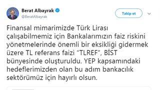 Bakan Albayrak'tan 'TLREF' açıklaması