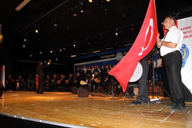 Kayseri polis korosundan 30 Ağustos konseri