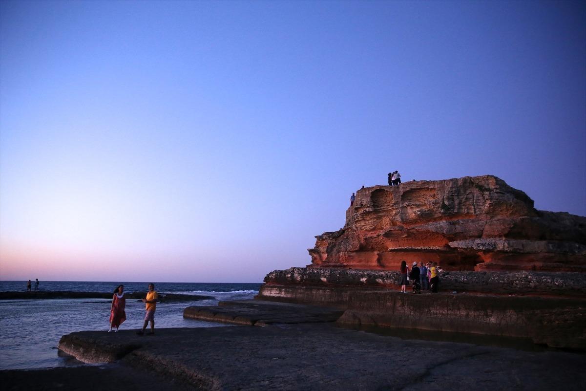 Karadeniz'in doğa harikası b&ouml;lgesi: Pembe Kayalar