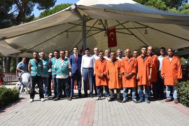 Başkan Özcan, Sümer Rekreasyon Alanı’ndaki çalışmaları inceledi