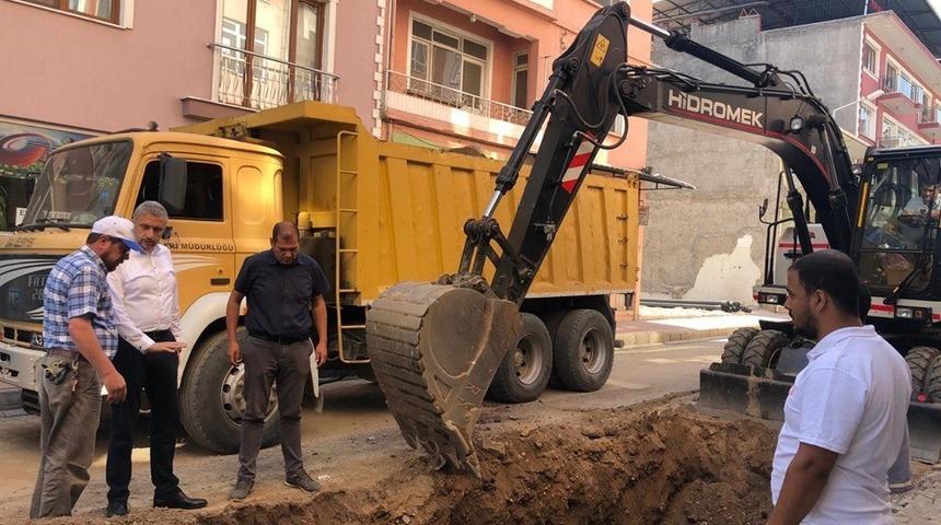 Simav Belediyesi&rsquo;nden altyapı &ccedil;alışması