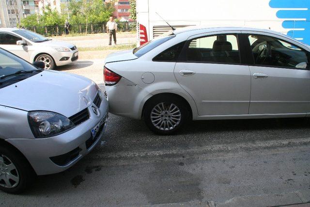 Devrek’te meydana gelen zincirleme trafik kazası