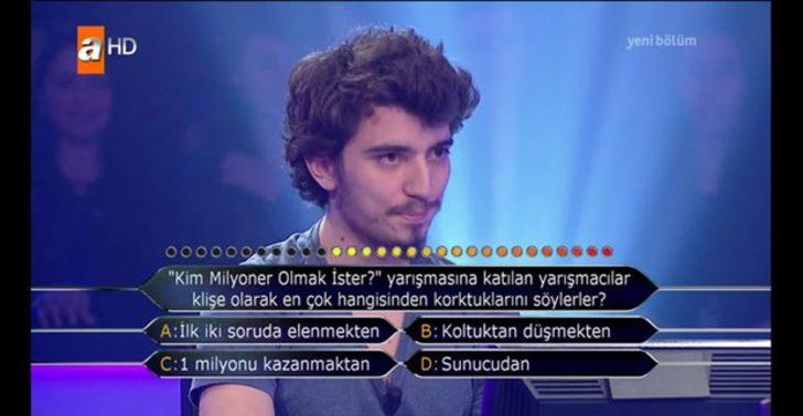 Kim Milyoner Olmak İster'de ilginç sorular G1