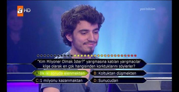 Kim Milyoner Olmak İster'de ilginç sorular G2