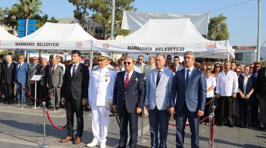 Marmaris&rsquo;te 30 Ağustos Zafer Bayramı coşkuyla kutlandı