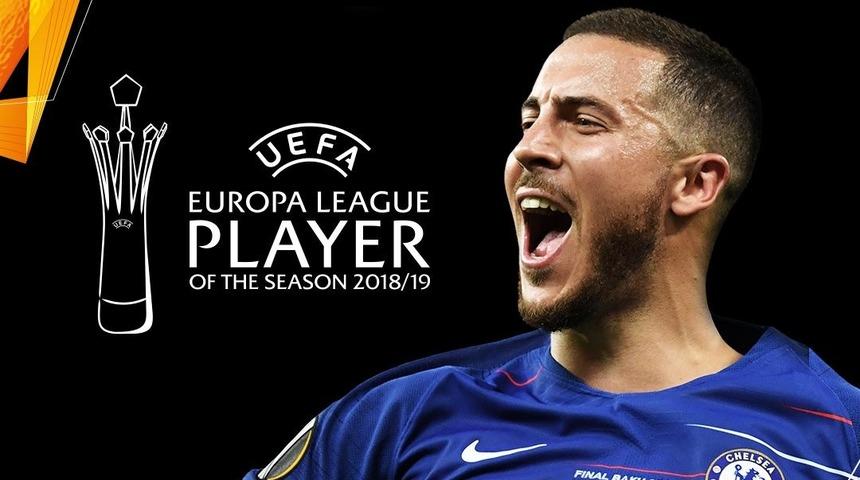 UEFA Avrupa Ligi'nde yılın futbolcusu Eden Hazard