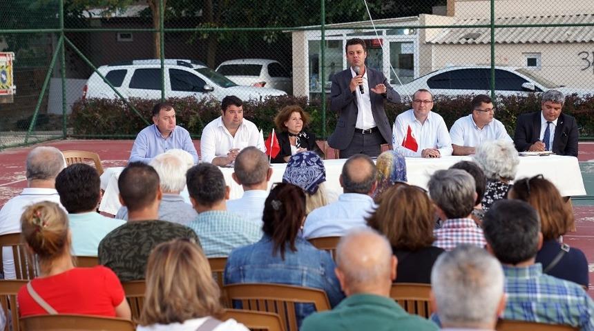 Başkan Sarıkurt, Kazımiye Mahallesi&rsquo;nde vatandaşlarla buluştu
