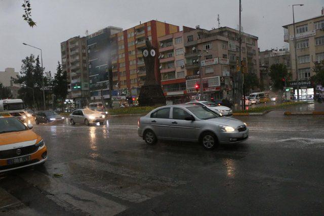 Adıyaman'da sağanak etkili oldu