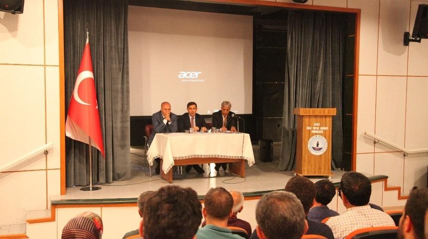 Ahlat’ta “Eğitim Kurumu Müdürleri Kurulu” toplantısı