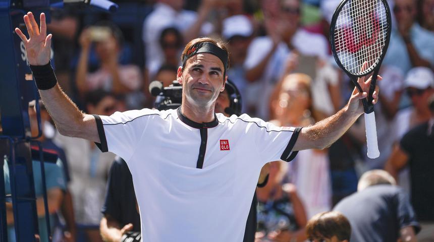 Roger Federer Amerika Açık'ta dördüncü tura yükseldi