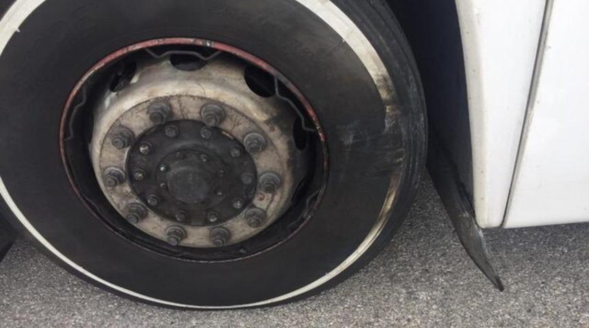 Kocaeli'nde yolcu otobüsü paniği! Facianın eşiğinden dönüldü