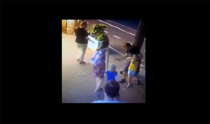 Kaldırımda vahşet! Ailesi ile yürüyen çocuklara bıçakla saldırdı G4