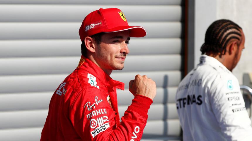 Belçika'da ilk sıra Charles Leclerc'in