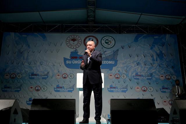 Cumhurbaşkanı Erdoğan, balık sezonu açılışına katıldı