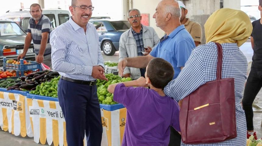 Meram Yerli &Uuml;r&uuml;n Pazarı ilgi g&ouml;r&uuml;yor