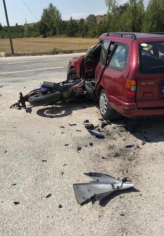 Satılığa çıkardığı motosikletiyle yaptığı kazada öldü