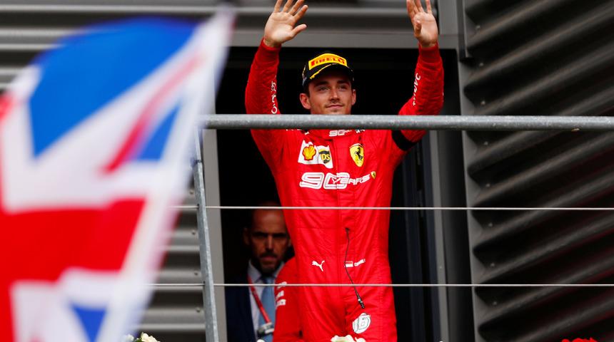 Belçika'da zafer Charles Leclerc'in