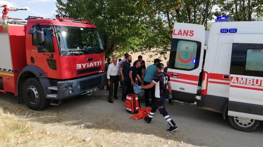 Su kuyusuna düşen şahıs yaralandı