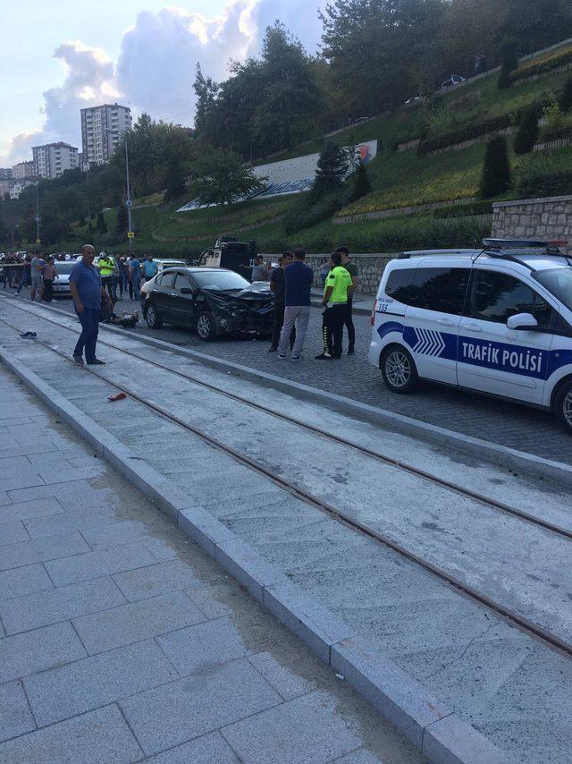 Kağıthane'de feci kaza: 1 ölü 1 yaralı