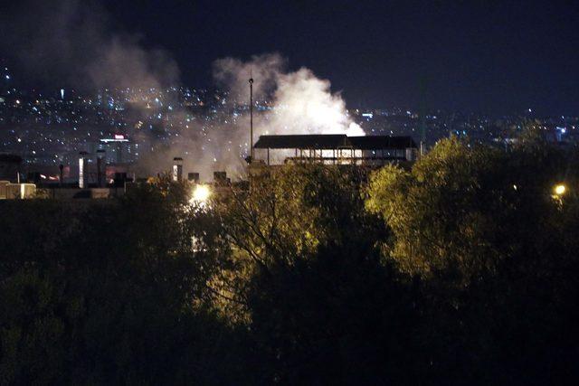 Ankara'da traktör fabrikasında yangın