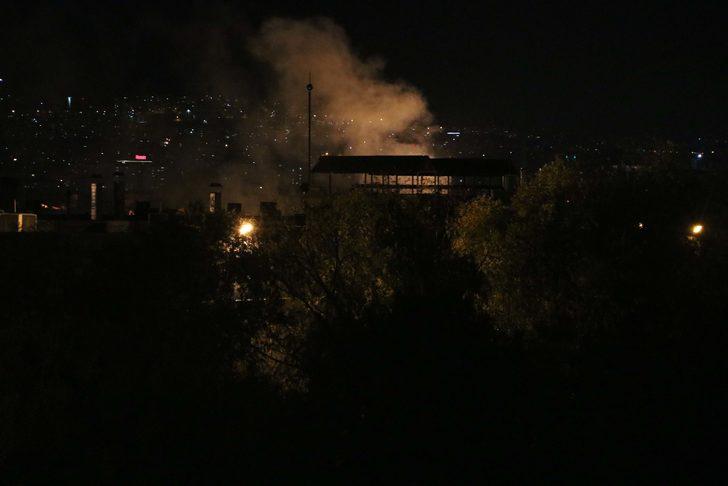 Ankara'da traktör fabrikasında korkutan yangın! G3