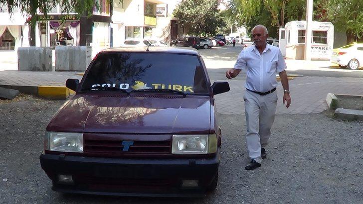 Çalınan otomobiline 4 yıl sonra kavuştu, sarılıp defalarca öptü G3