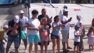 Limana gelen carettalara yoğun ilgi