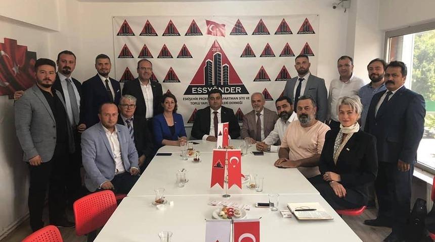 Kentsel Tesisi Y&ouml;netim Derneği&rsquo;nden ESSY&Ouml;NDER&rsquo;e ziyaret