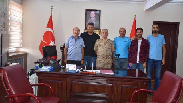 Gazetecilerden Jandarma Komutanı Kılıç’a veda ziyareti