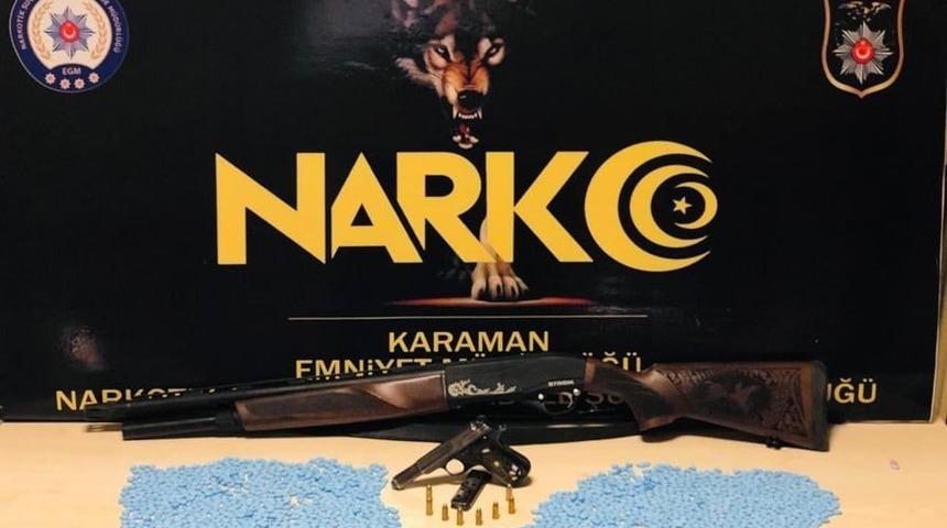Karaman&rsquo;da uyuşturucu ticaretinden 3 kişi adliyeye sevk edildi