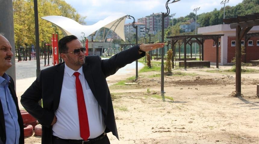 Başkan Yanmaz Aguapark i&ccedil;in &ccedil;alışma başlattı