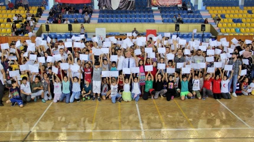 Kırıkkale&rsquo;de yaz spor okulları sona erdi