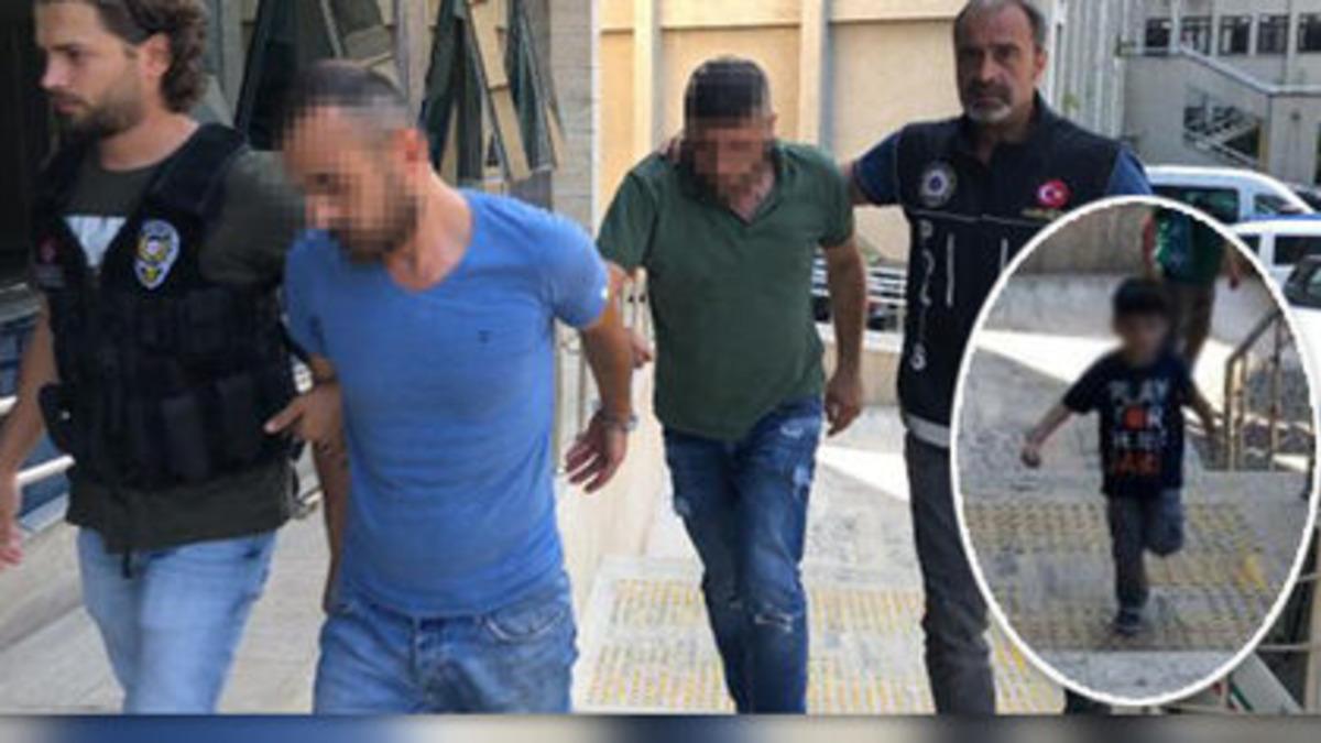 Zonguldak'ta g&ouml;zaltına alınan babasının peşinden koşan &ccedil;ocuğun g&ouml;r&uuml;nt&uuml;s&uuml; y&uuml;rekleri burktu