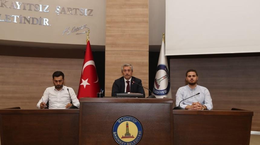Şahinbey Belediyesi meclis toplantısı yapıldı