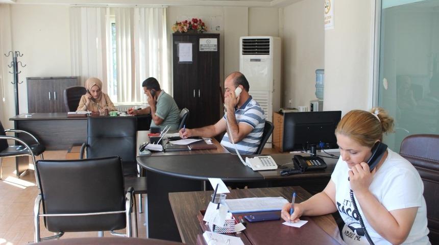 Kahta Belediyesi &ccedil;&ouml;z&uuml;m merkezinden hummalı &ccedil;alışma