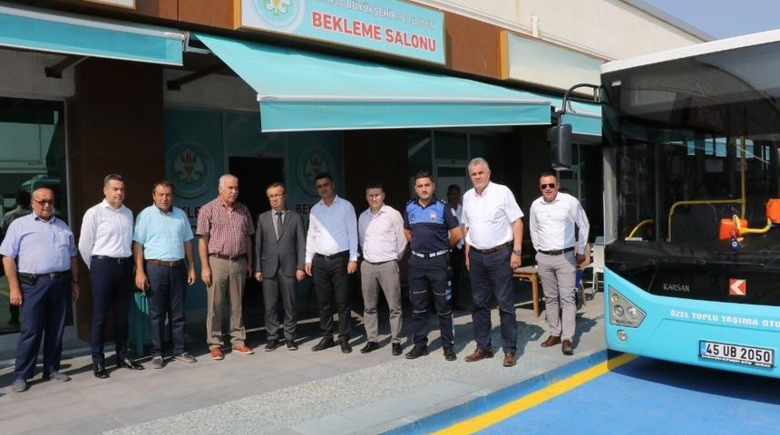Manisa&rsquo;da il&ccedil;e otob&uuml;sleri yeni yerinde hizmet veriyor