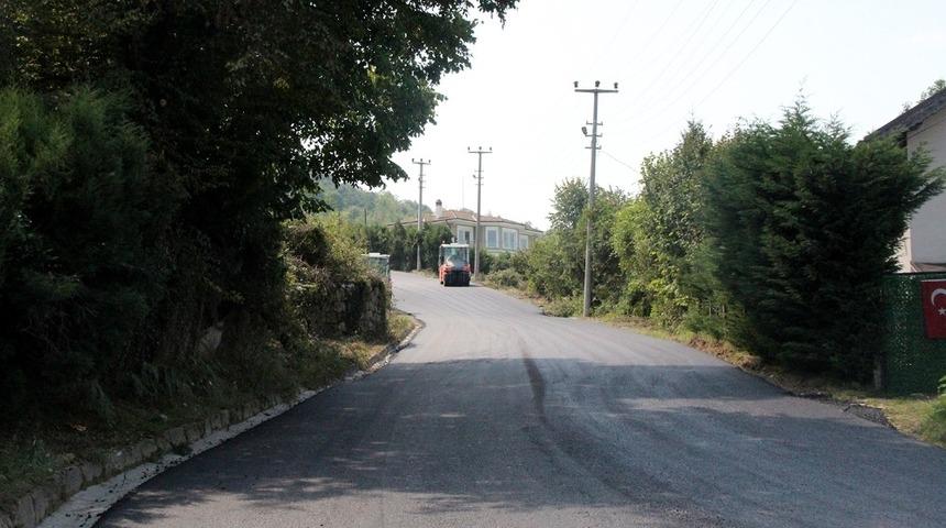 B&uuml;y&uuml;kşehir asfalt ekipleri Sapanca&rsquo;da