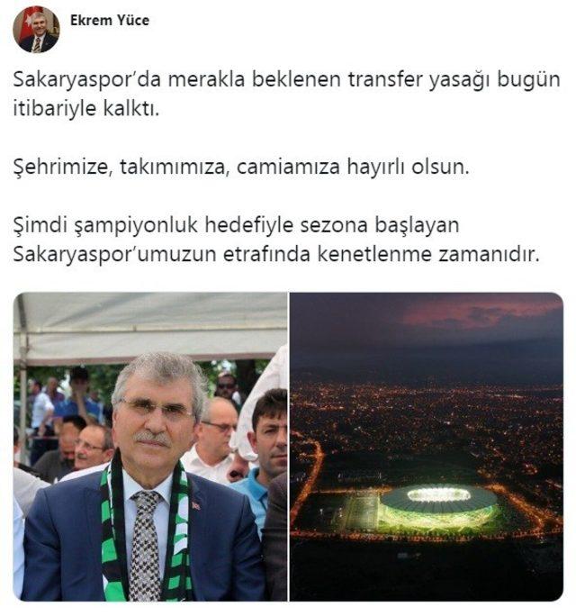 Sakaryaspor’da transfer tahtası açıldı