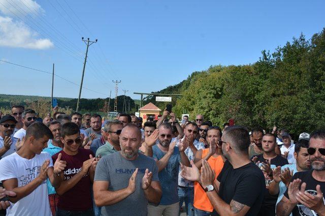 Hamsilos için tepki yürüyüşü