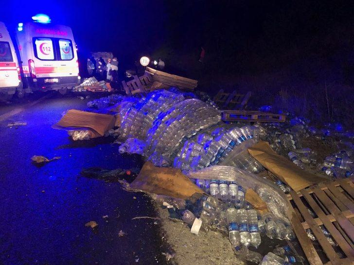 Ankara'da yolcu otobüsü devrilen TIR’a çarptı!  G2