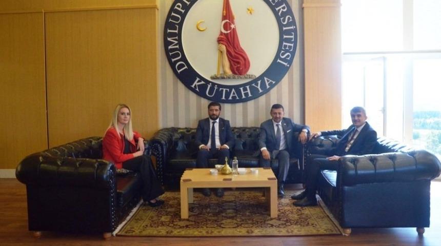 Milletvekili Erbaş&rsquo;tan Rekt&ouml;r Uysal&rsquo;a ziyaret