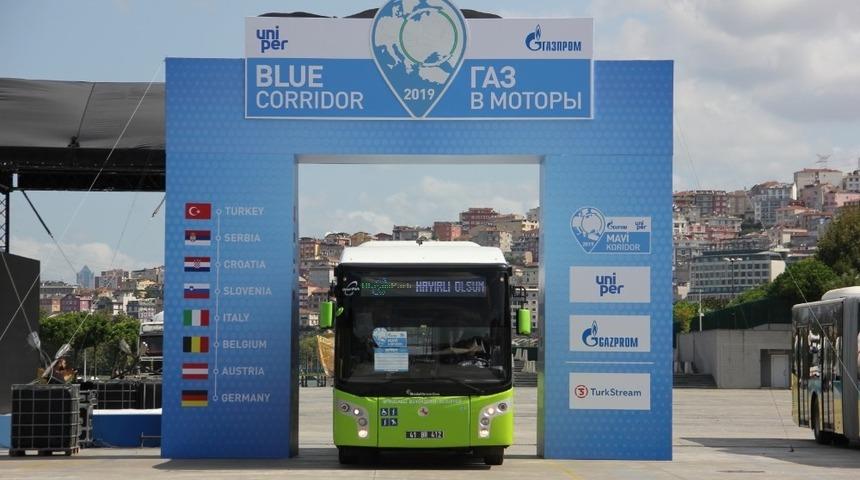 B&uuml;y&uuml;kşehir otob&uuml;sleriyle &lsquo;Mavi Koridor Rallisine&rsquo; katıldı