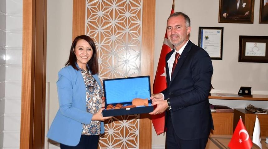 Başkan Tekin&rsquo;inden İneg&ouml;l Belediyesine ziyaret